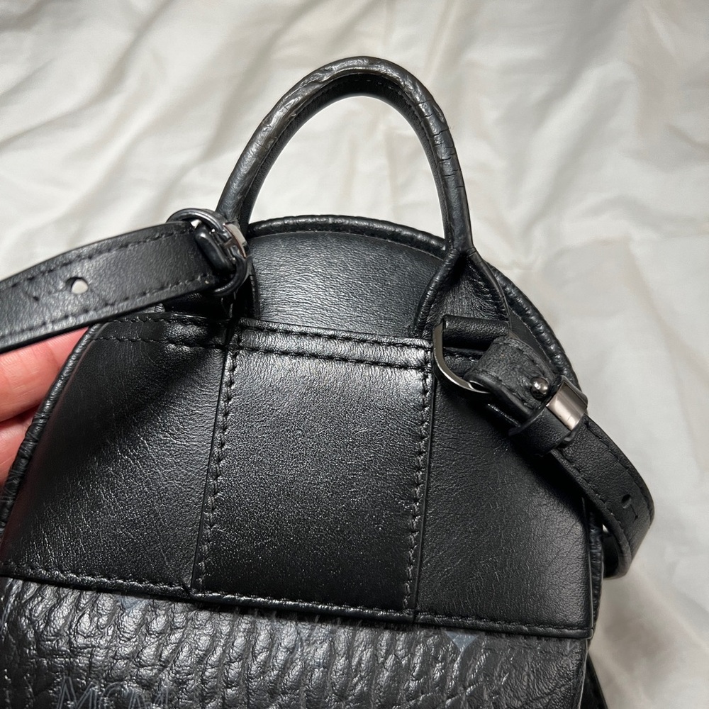 Stark Bebe Boo Side Studs Backpack In Visetos - Picture 8 of 11
